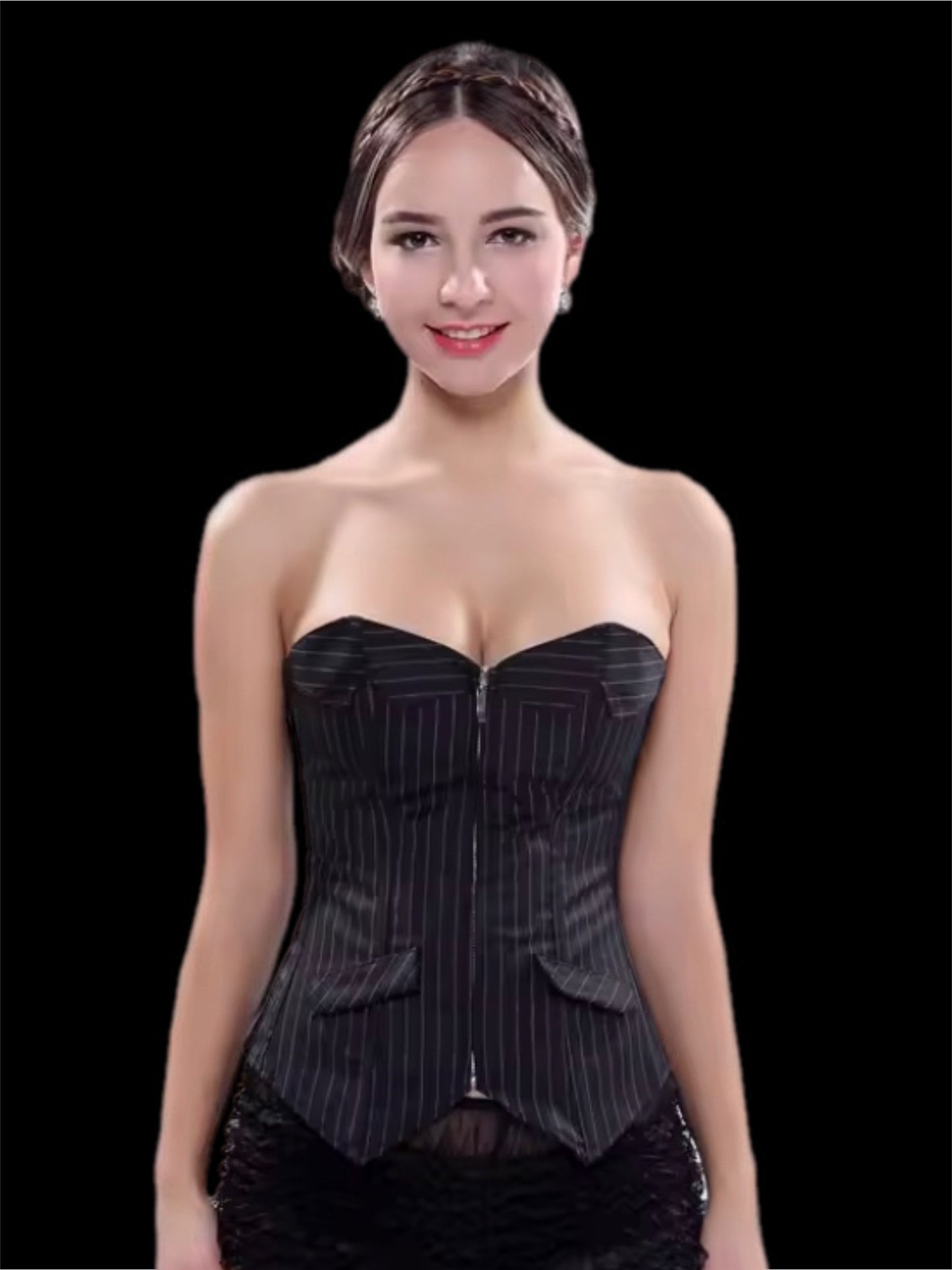 SHIRT STRIPED CORSET