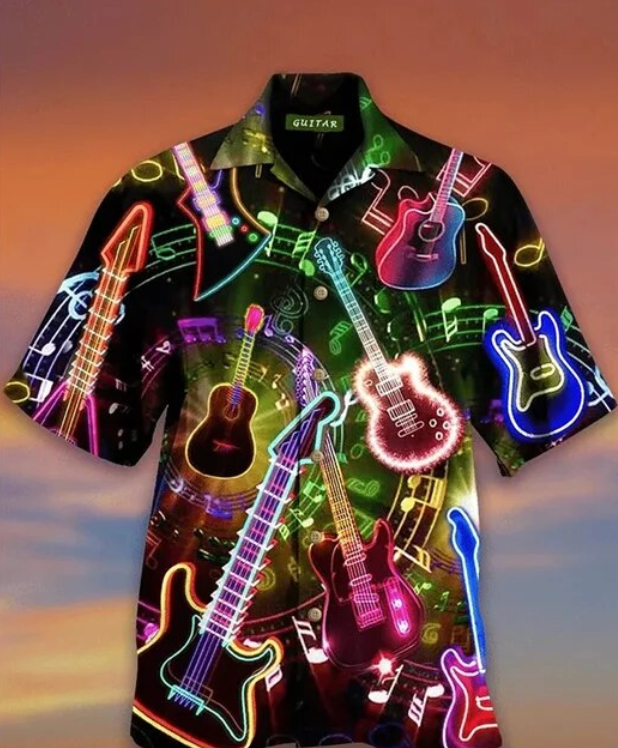 Musicland Neon Colour Shirt