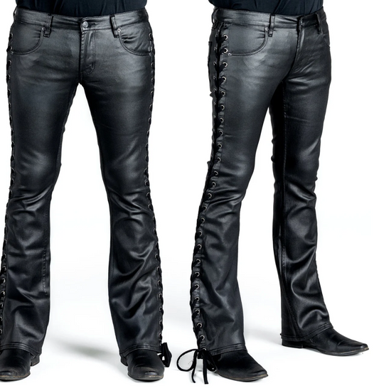 Hellraiser Side Lace Wax Denim Jeans WORNSTAR