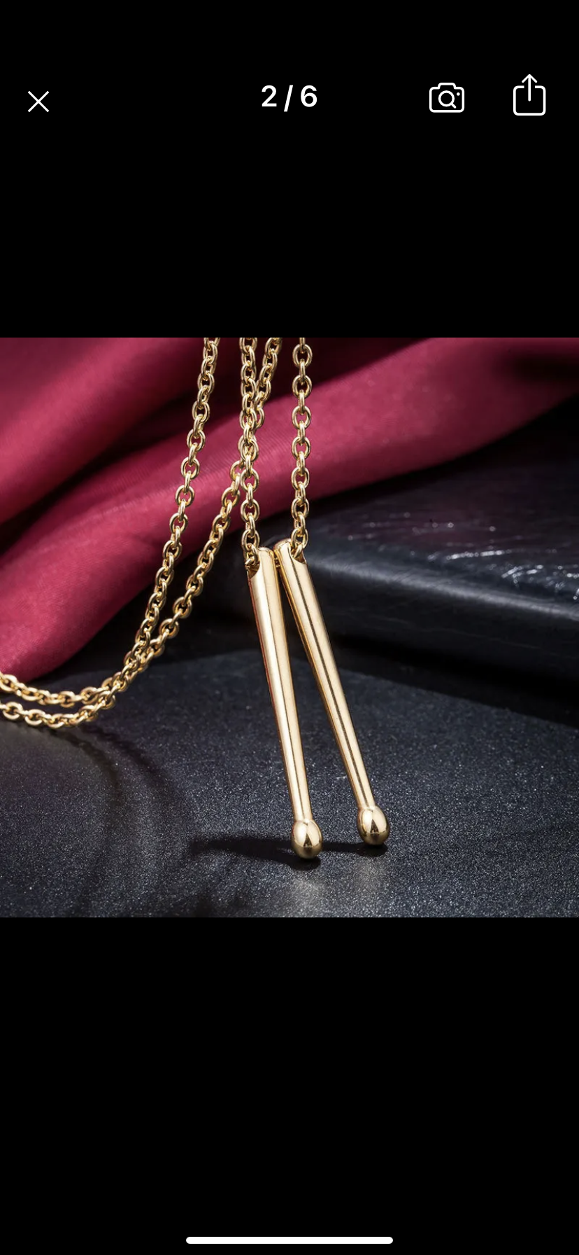 Drumstick Necklace
