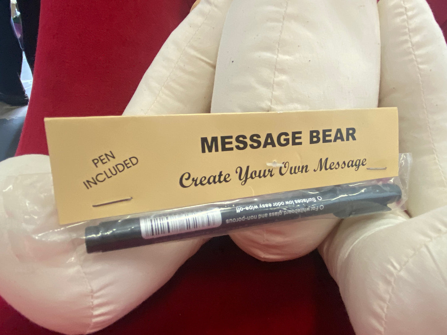 Musicland Signature Bear All Occasion Signing Keepsake