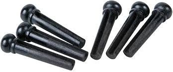 EBONY END PIN - PUSH IN - Musiclandshop