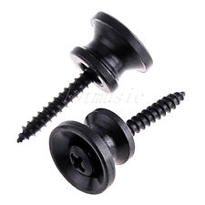 BLACK METAL END PIN W/SCREW 12PK - Musiclandshop