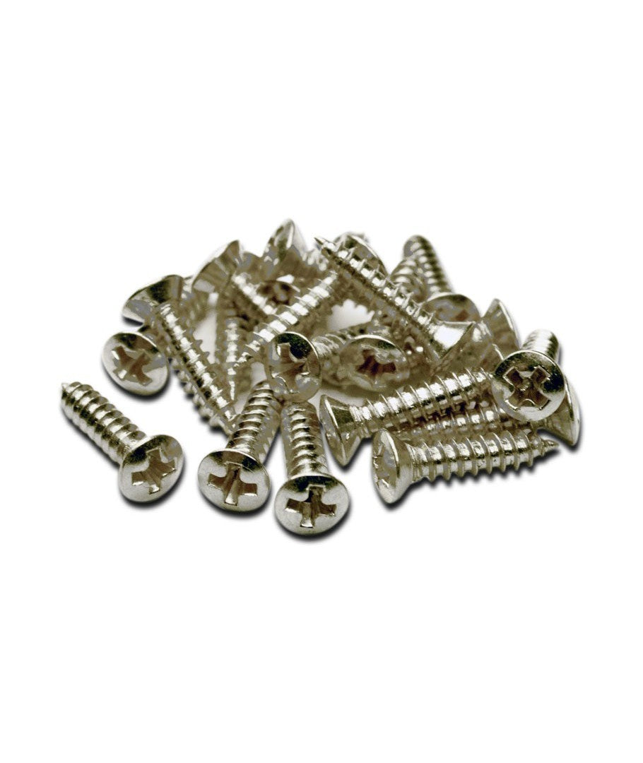 NICKEL SCRATCHPLATE SCREWS - Musiclandshop