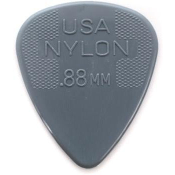 DUNLOP .88 NYLON GREY PICK - Musiclandshop