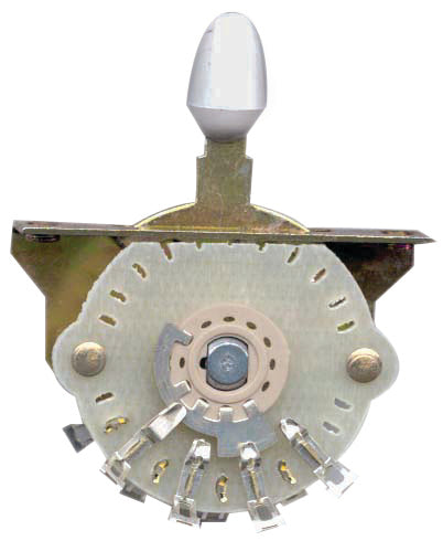 DiMARZIO - Open style. Includes black and white knobs. 5 WAY SWITCH - Musiclandshop
