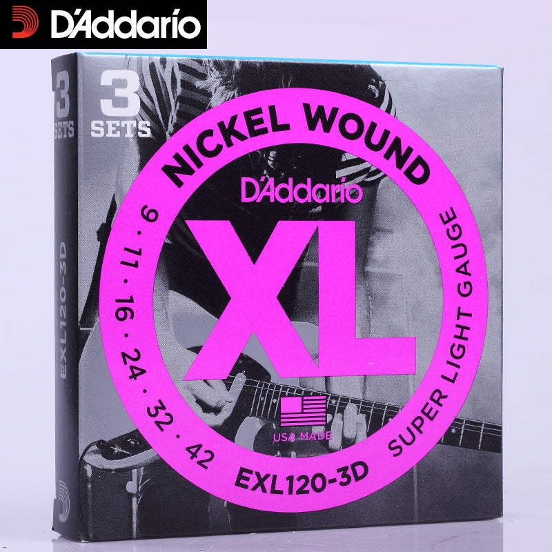 D'ADDARIO EXL120 3 PACK 9-42 - Musiclandshop