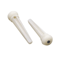 DR PARTS BRIDGE PIN SET-IVORY - Musiclandshop