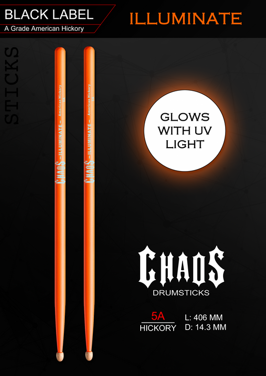 CHAOS ILLUMINATE 5B DRUMSTICKS