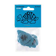 Dunlop Tortex Standard Guitar Pick 12-Pack - Blue (1.0mm)