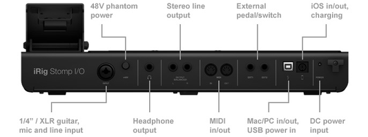 iRig Stomp I/O Foot controller - Musiclandshop