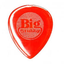 DUNLOP 3.0 NYLON STUBBY PICK RED - Musiclandshop