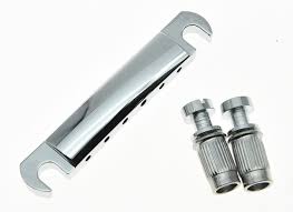 DCM LP STYLE TAILPIECE - CHROME - WRAP AROUND - Musiclandshop
