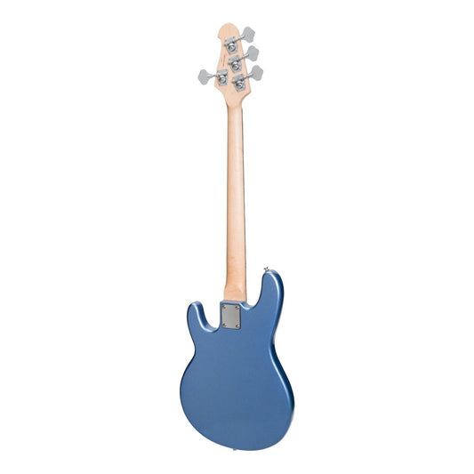 J&D Luthiers EM3 MM-Style 4-String Electric Bass Guitar (Metallic Blue) - Musiclandshop