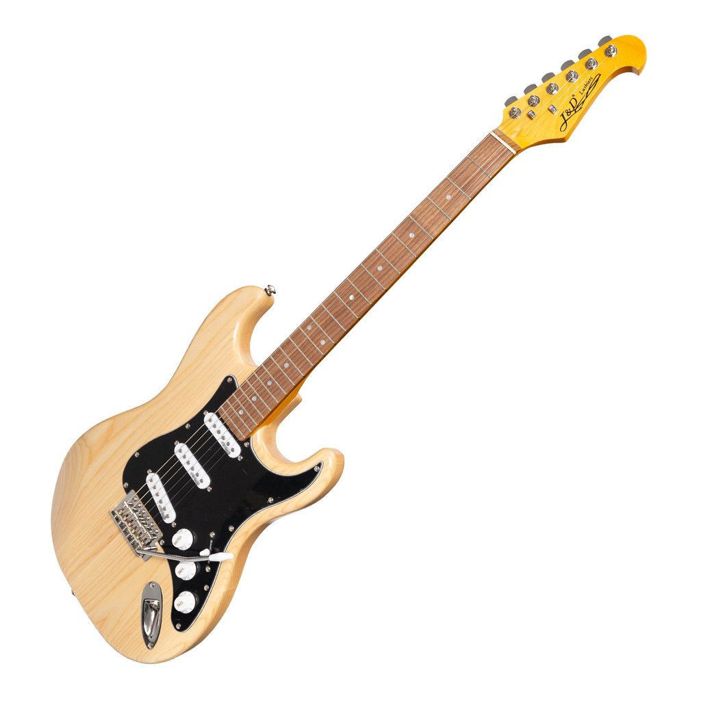 J&D Luthiers Traditional ST Style Electric Guitar Natural - Musiclandshop