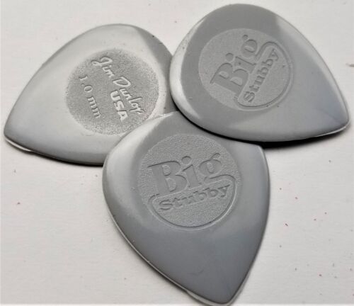 Dunlop 445P3.0 Nylon Big Stubby, Dark Gray, 3.0mm