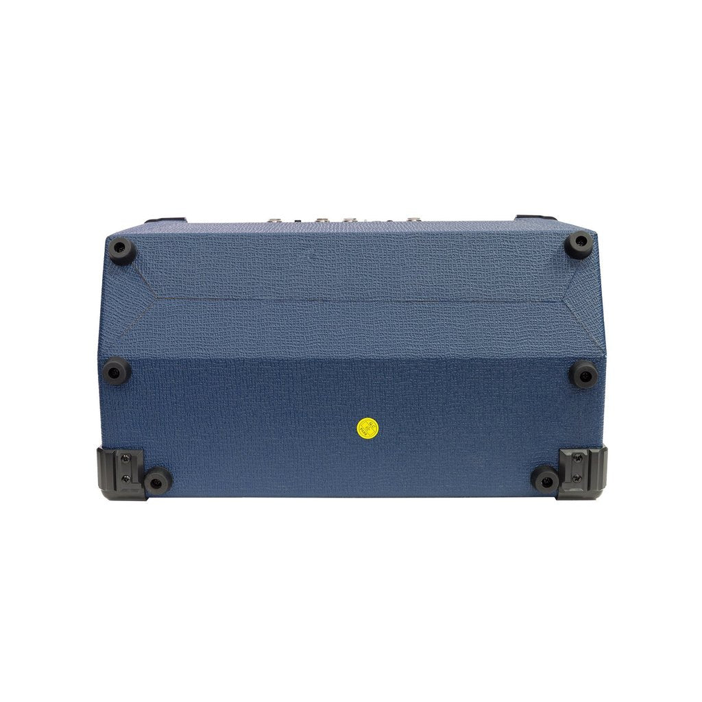 Strauss SBA-20FX 'Streetbox' 20 Watt Solid State Rechargeable DC Amplifier (Blue) - Musiclandshop