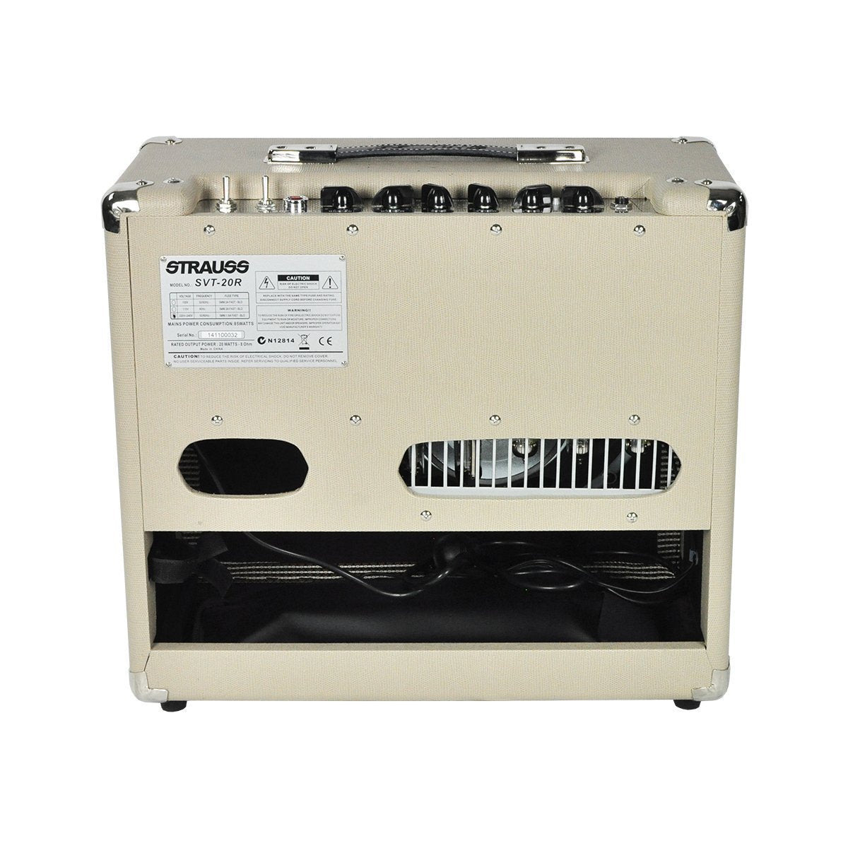 Strauss SVT-20R 20 Watt Combo Valve Amplifier with Reverb Tweed - Musiclandshop