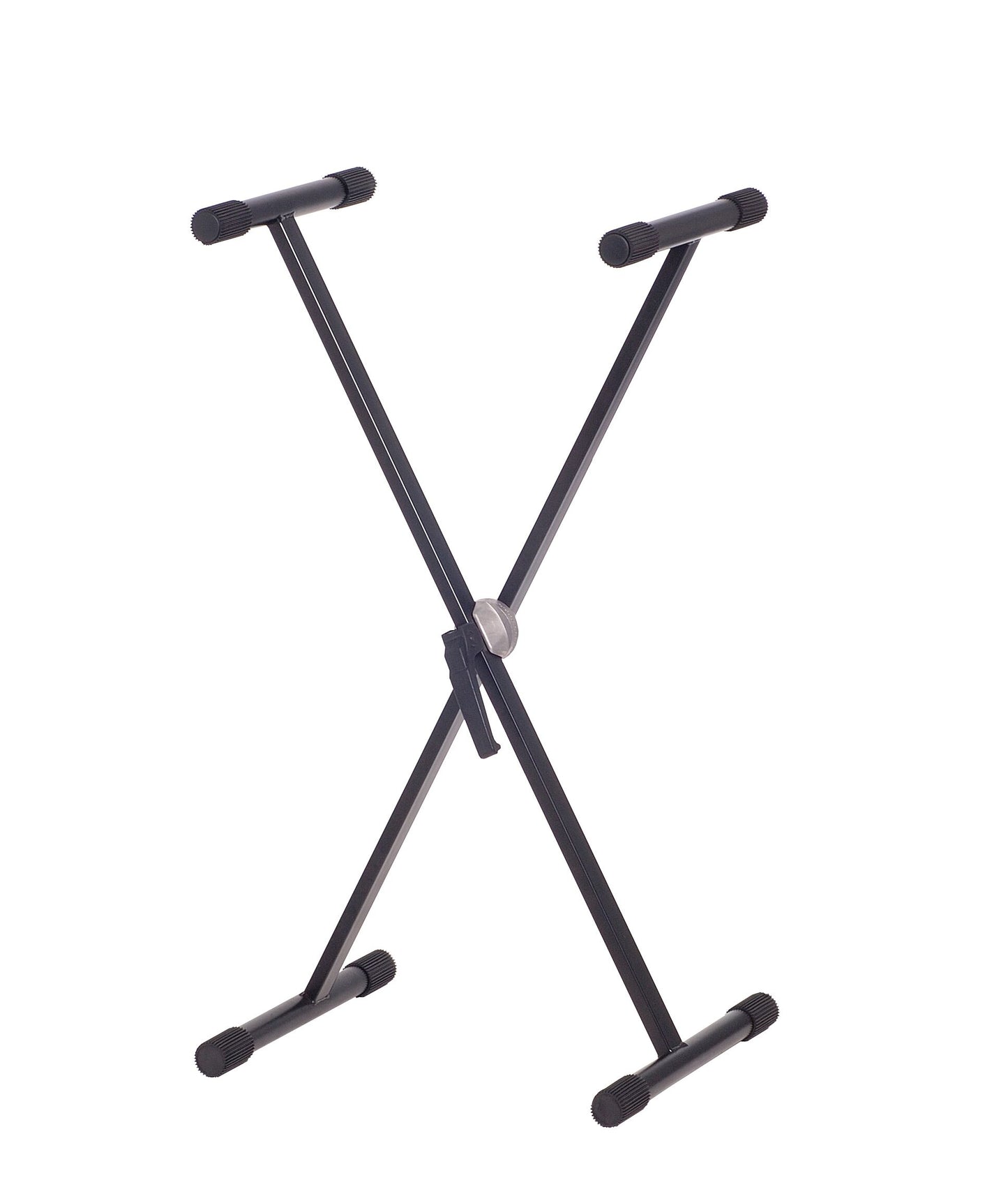 XTREME - Black square tube single braced ‘X’ style stand - Musiclandshop