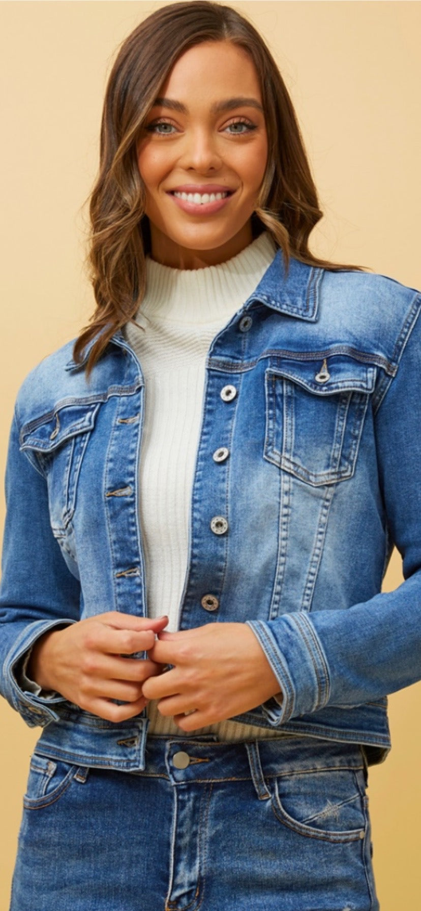 Angel Denim Jacket Caroline Morgan