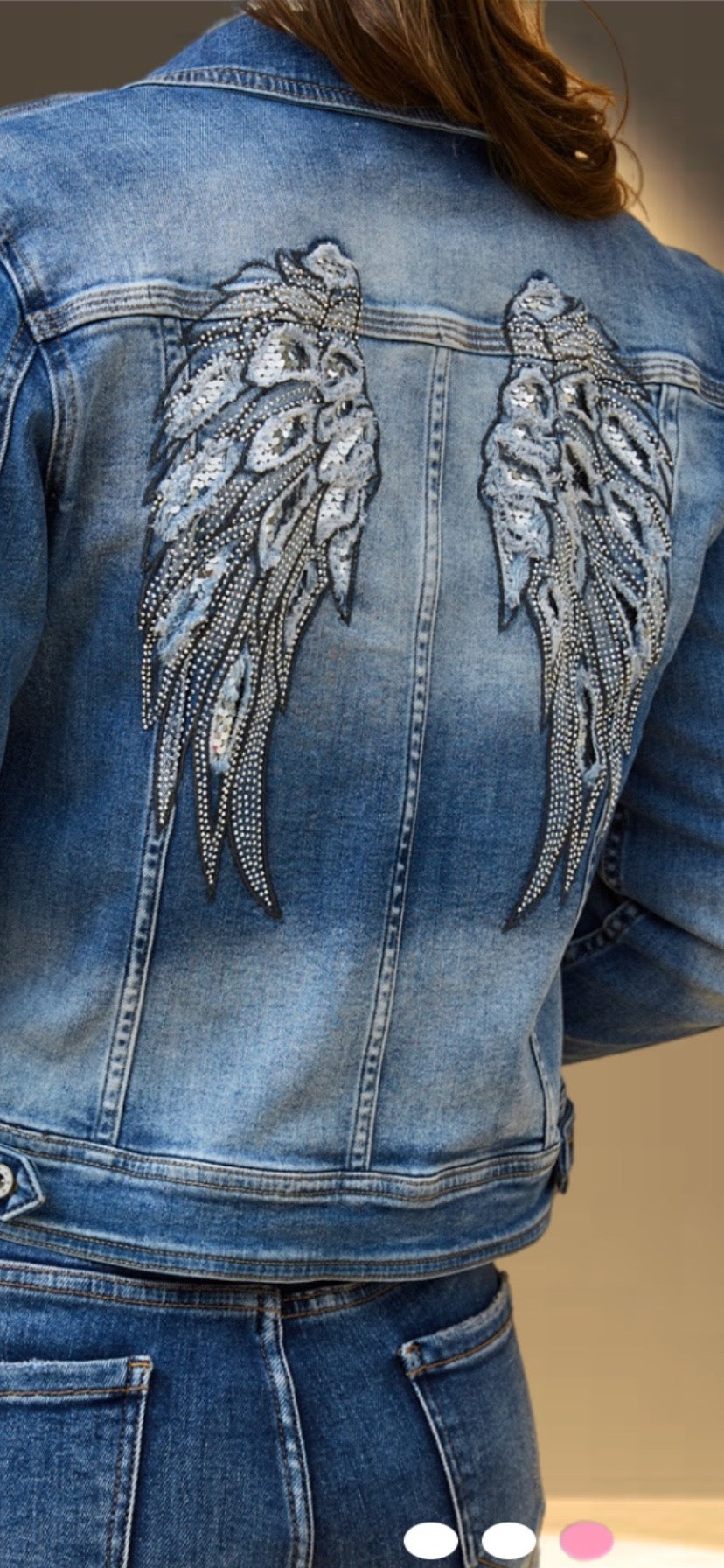 Angel Denim Jacket Caroline Morgan