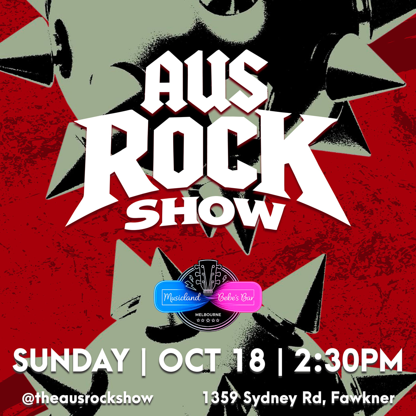 THE AUS ROCK SHOW FREE SUNDAY SESSION 