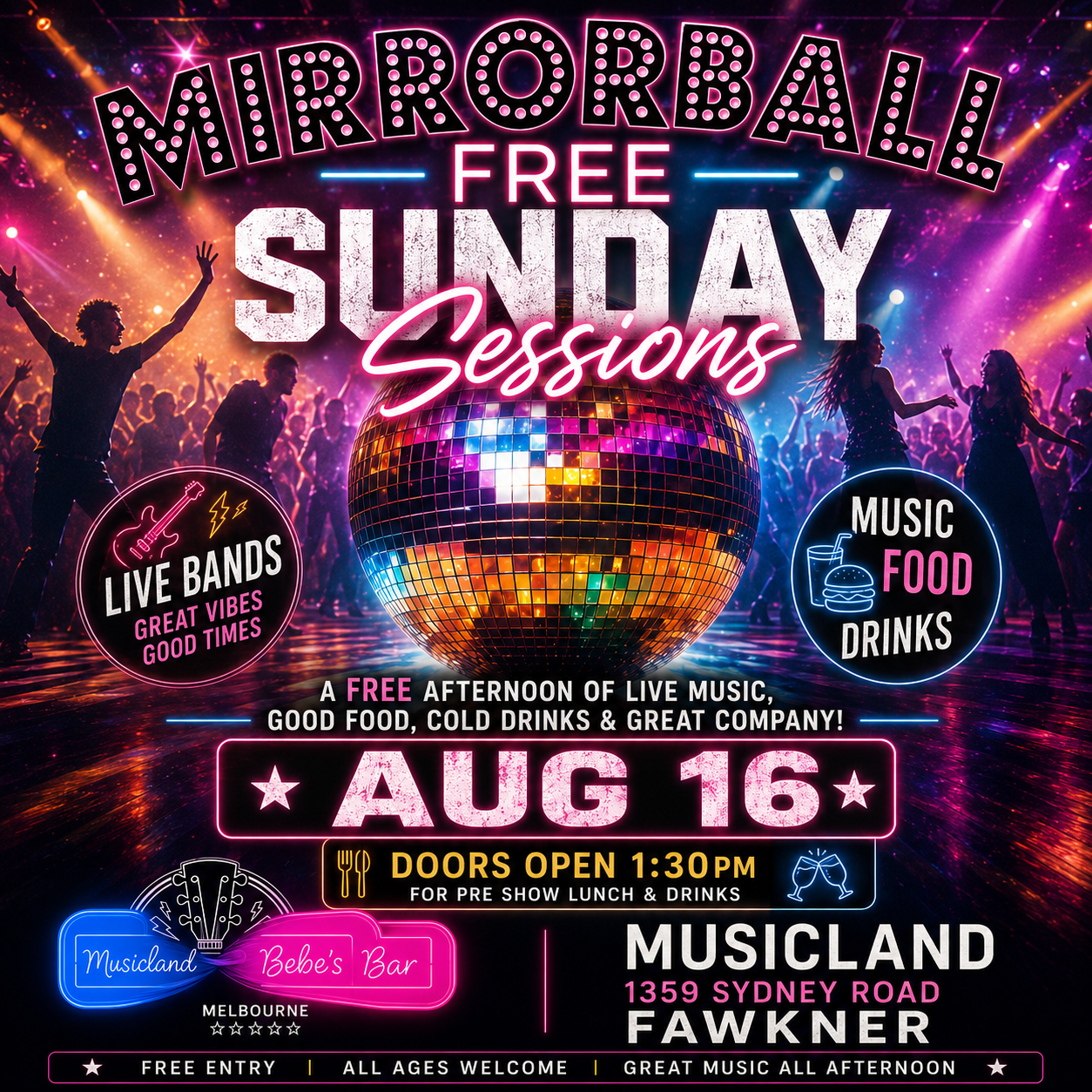 Mirrorball Returns to Musicland! | FREE Sunday Sessions