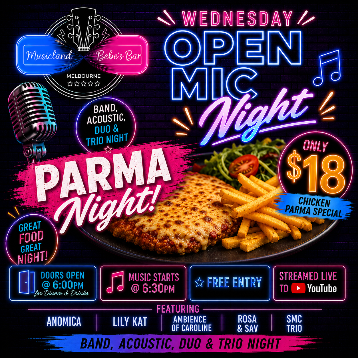 Musicland Open Mic Night