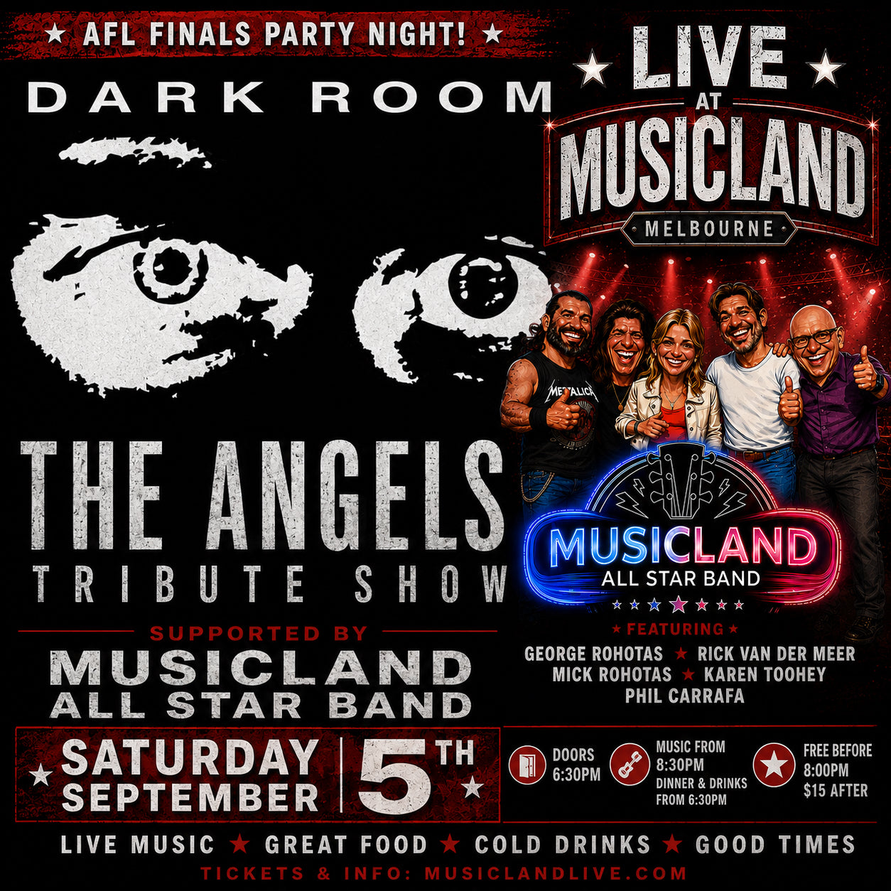 Dark Room: The Angels Tribute Show with the MLASB