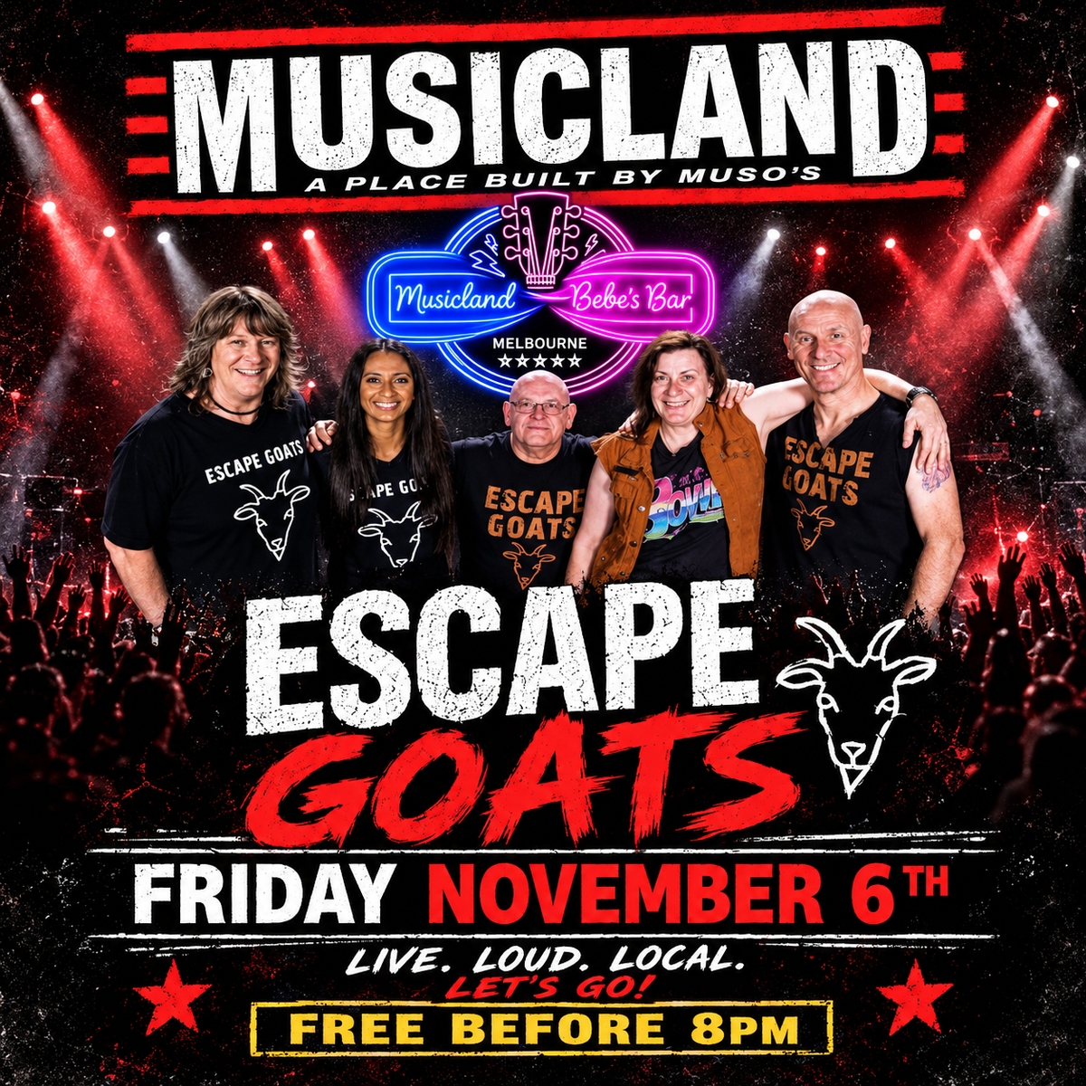 ESCAPE GOATS LIVE 