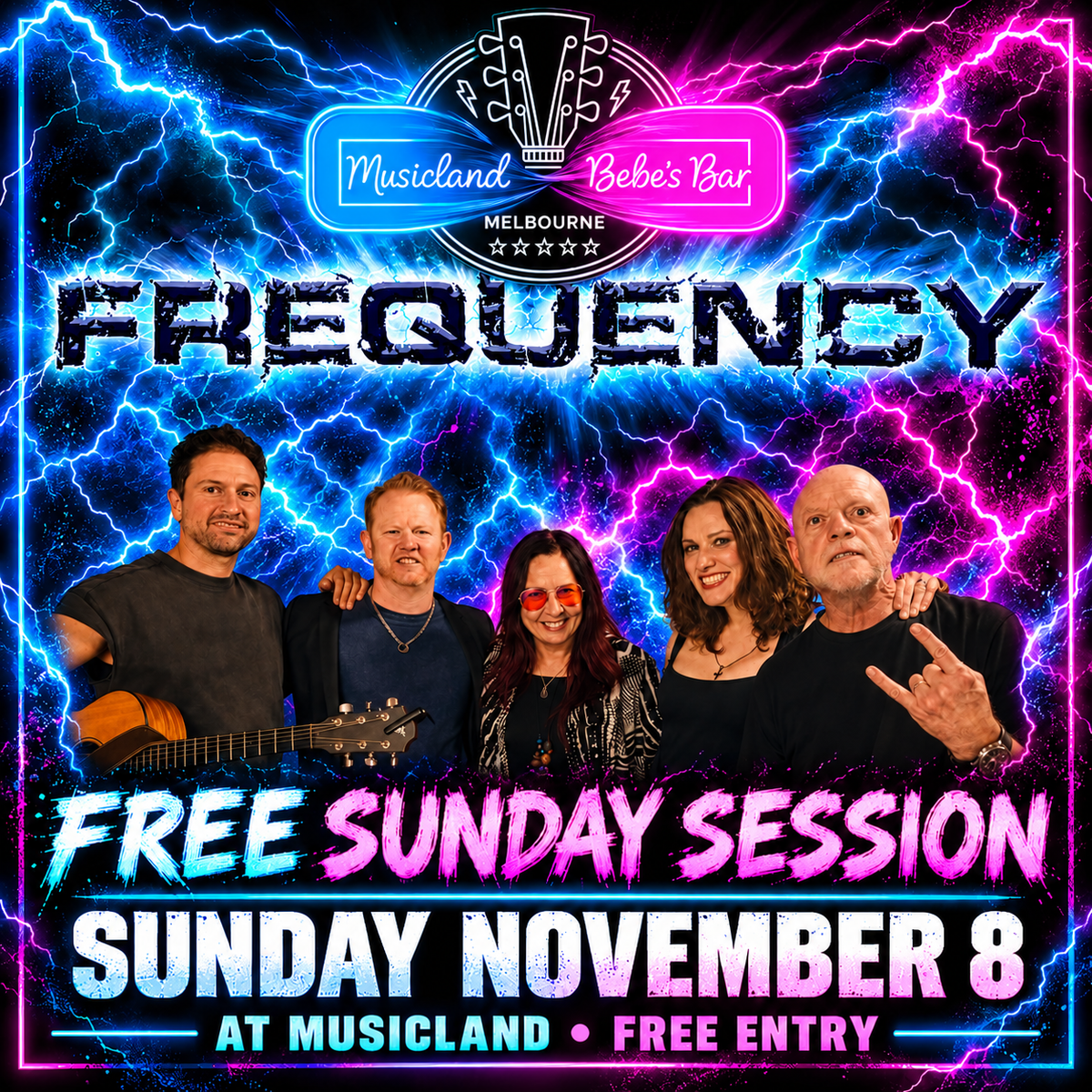 FREQUENCY — FREE SUNDAY SESSION! 