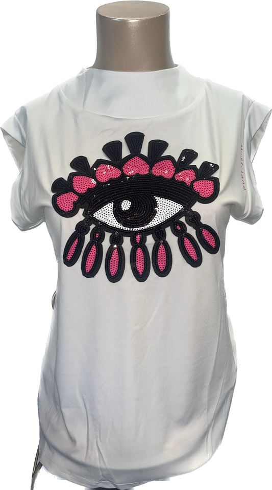 Musicland Pink Eye T Shirt