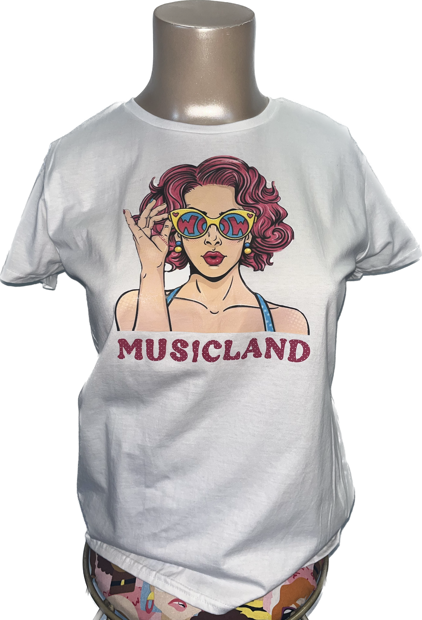 Musicland WOW Pop Art T Shirt