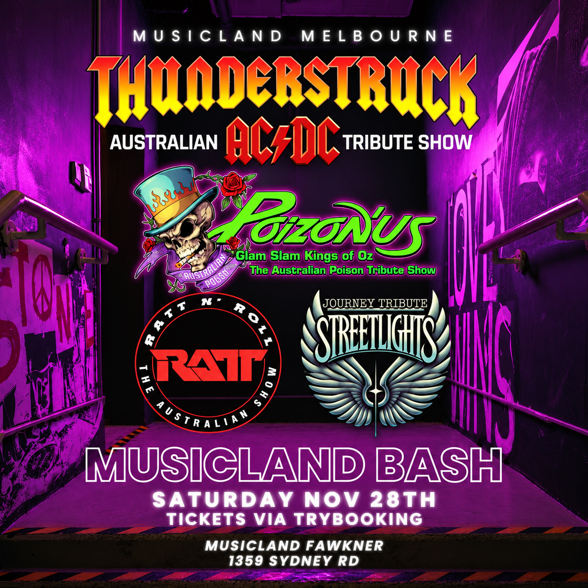MUSICLAND BASH - SAT NOV 28