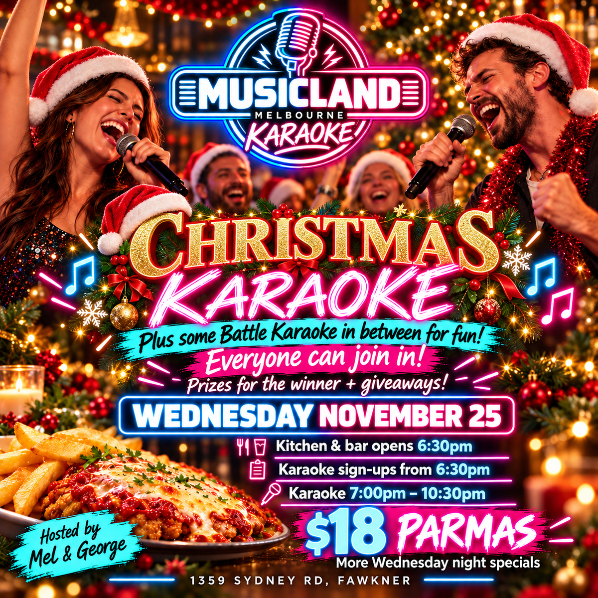 Christmas Karaoke in November 
