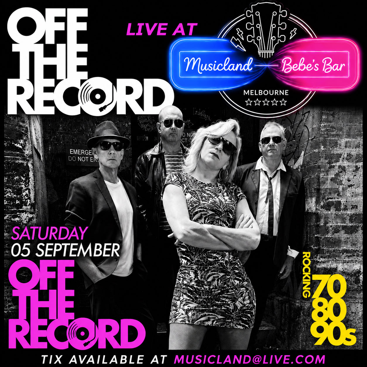 OFF THE RECORD – LIVE AT MUSICLAND!