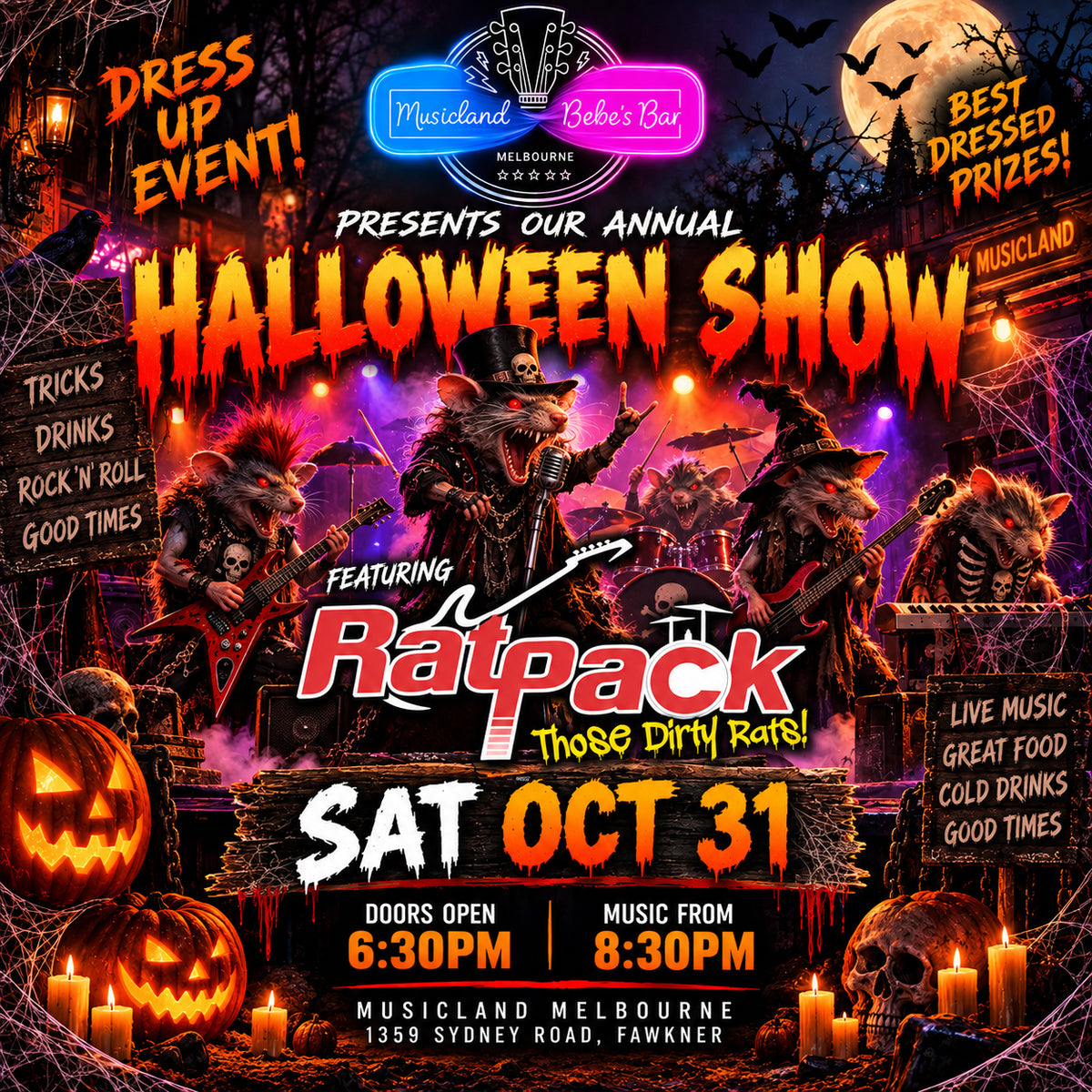 MUSICLAND’S ANNUAL HALLOWEEN SHOW 