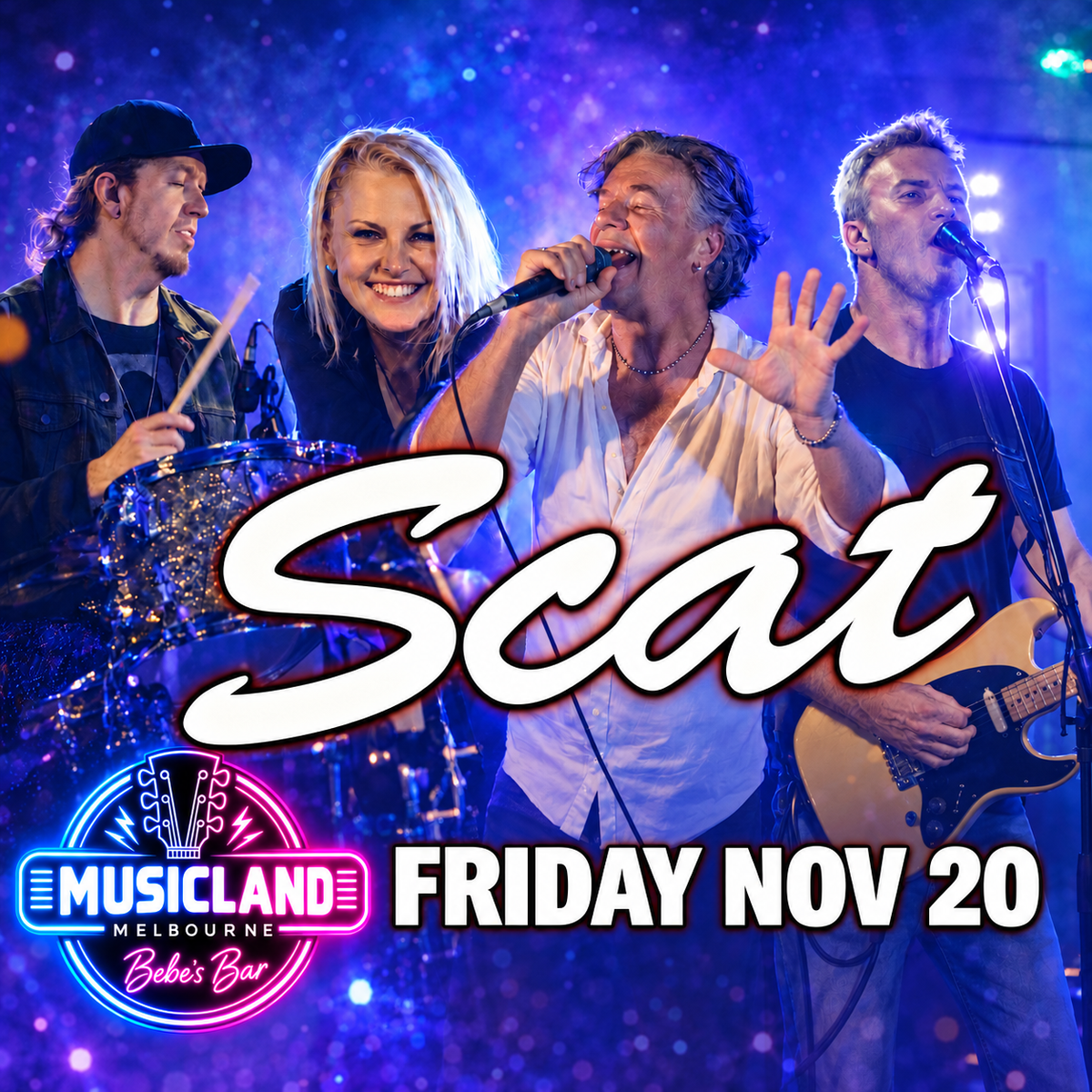 SCAT – Live at Musicland - Friday NOV 20 