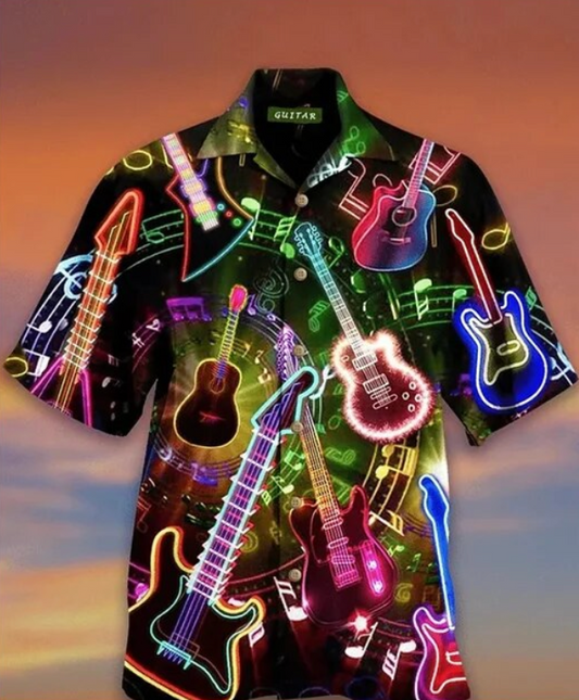 Musicland Neon Colour Shirt
