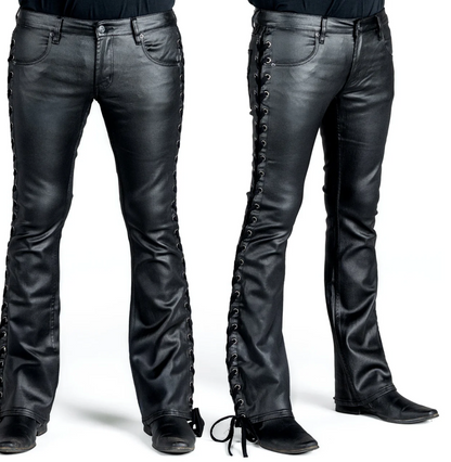 Hellraiser Side Lace Wax Denim Jeans WORNSTAR