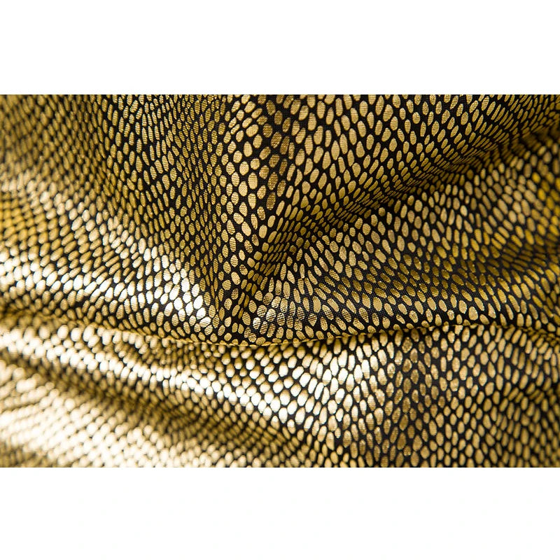 Snake Skin Shimmer Shirt GOLD & SILVER