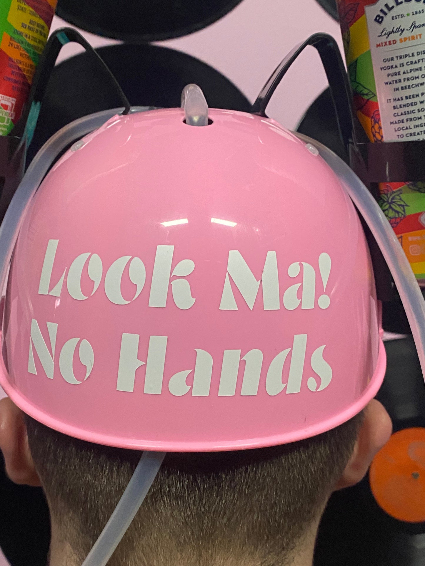 Drinking Bucket Hat 'Look Mum No Hands'