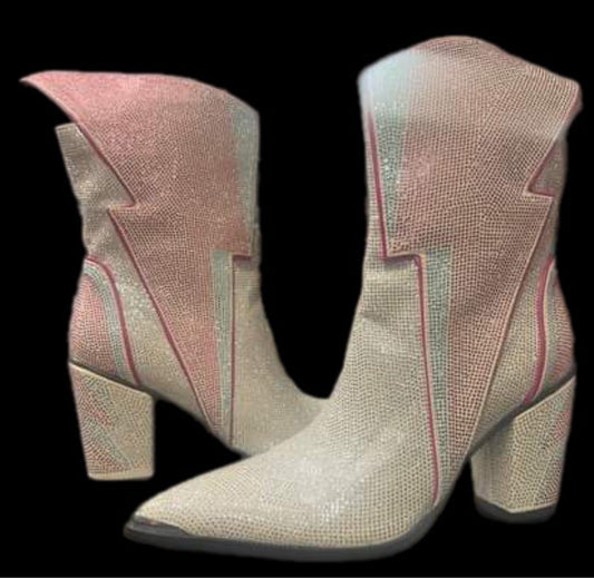 Glam Rhinestone Boots