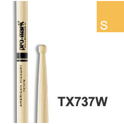 PROMARK 737 HICKORY (WOOD TIP) - Musiclandshop