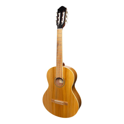 Martinez 'Slim Jim' 3/4 Size Student Classical Guitar with Built In Tuner (Jati-Teakwood)