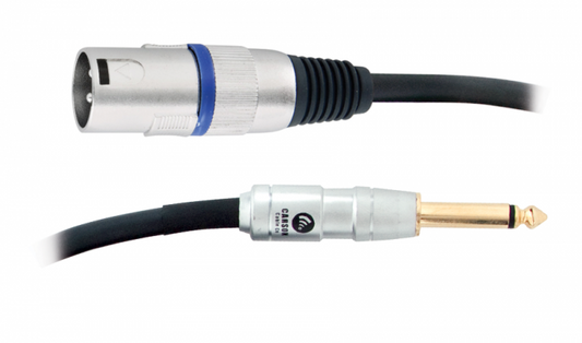 Carson Rad32 003 Ft Audio Cable 6.3 Mono M Jack To Male Xlr