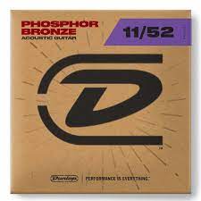 DUNLOP DAP11 Phosphor Bronze ACOUSTIC GUITAR STRINGS - MEDIUM LIGHT 11-52 - Musiclandshop