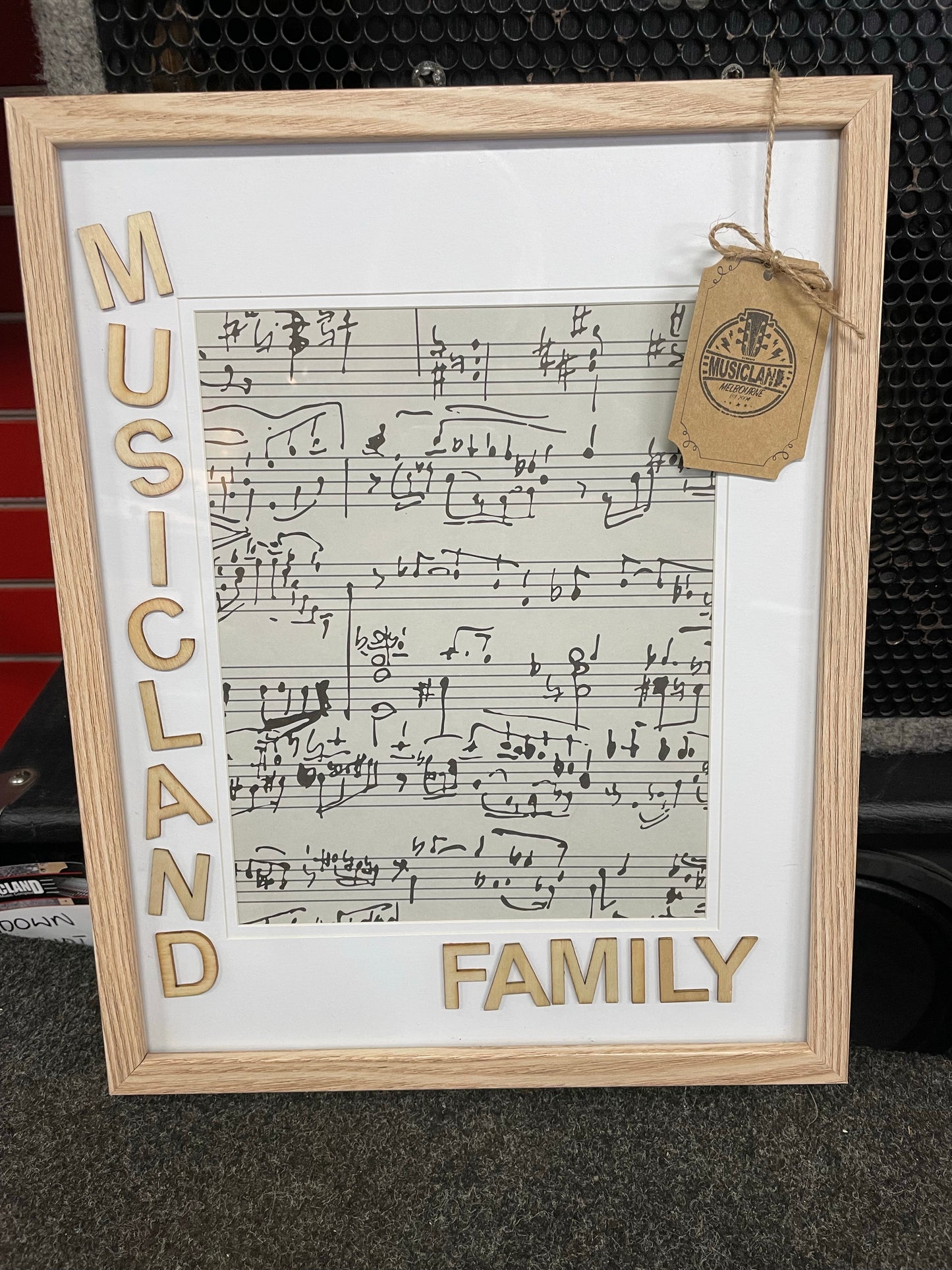 Handcrafted Musicland Photo Frame