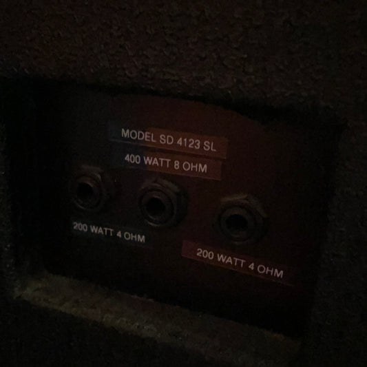 Custom made Guitar Cab 8ohm 4x12 - Musiclandshop