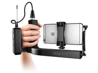 iKlip A/V smartphone broadcast mount for pro-quality audio/video - Musiclandshop